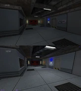 Сравнение старого и нового освещения.