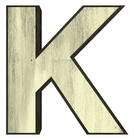 Sign Letter K001