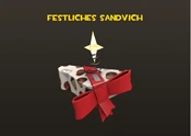 Festliches Sandvich