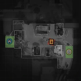 Lageplan der Karte (CS:GO).