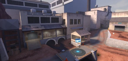 Hydro 4.png (1,77 MB) Der Kontrollpunkt beim Warenhaus.