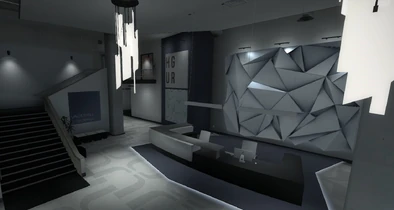 Die Lobby gegenüber dem Antiterror-Spawn.