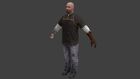 Рендер модели Григория в отменённой Return to Ravenholm.