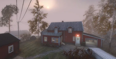 Das Haupthaus der Karte.