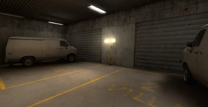 Die Teams spawnen zunächst abgesondert.