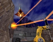 Dy fubar0035.jpg (581 КБ) Скат, летающий над смещающим маяком — финальный босс Half-Life: Decay