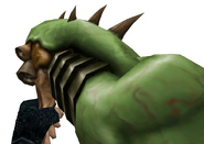 La viewmodel del Lanciatore di Spore
