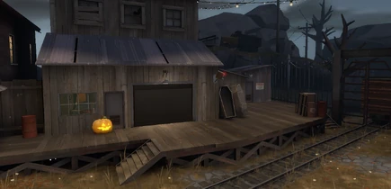 Eyeaduct 3.png (1,54 MB) Die Spawn-Punkte beider Teams liegen sich gegenüber und befinden sich in kleinen Häusern.