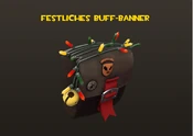 Festliches Buff-Banner