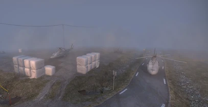 Die zweite Geiselrettungszone.