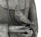 Gravestone statue detail