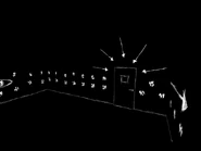 Секретная дверь к четвертой концовке.