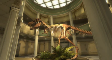 Museum 5.png (1,67 MB) Eingangshalle mit dem Dinosaurier-Skelett.