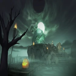 Hauptmenü während Scream Fortress IV.