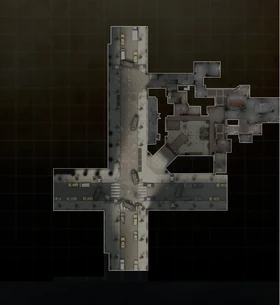 Lageplan der Karte (CS:GO).