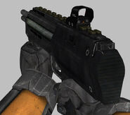 Модель MP7 от 1-го лица.