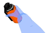 В руках игрока синей команды.