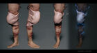 Концепт-арт, на котором воскреситель прикрепляется к ноге человеке.