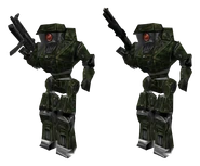 Робот-пехотинец, заменяющий солдат HECU.