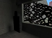 Так выглядит «гнездо» снайпера изнутри.