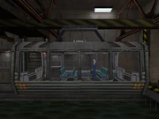 G-Man проезжает на поезде мимо Барни