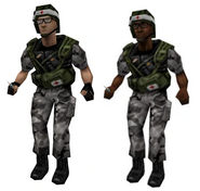 Il Medico H.E.C.U. e la variante Afro-Americana non visibile nel gioco.
