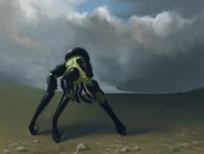 Eine weitere Konzeptzeichnung eines Jägers.