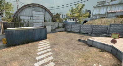 Der Spawn-Punkt der Terroristen.