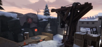 Der erste Kontrollpunkt im ersten Abschnitte.