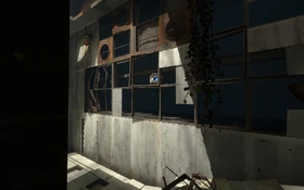 Wheatley, während er den Spieler durch die zerstörte Anlage leitet.