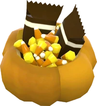 Süßigkeiten-Kürbis.