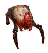 L'Headcrab sanguinante, bozza mai utilizzata di una variante dell'Headcrab in Half-Life 2