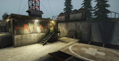 Der Spawn-Punkt der Antiterroreinheit.