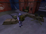 Uplink guns.jpg (132 КБ) Солдат HECU рядом с пулемётами M2 и реактивным миномётом.