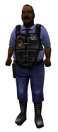 La variante afroamericana della Guardia Otis, non visibile in nessun Half-Life