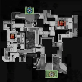 Lageplan der Karte (CS:GO).