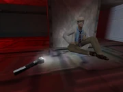 Выживший учёный сообщает Барни о прибытии военных