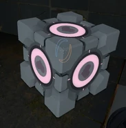Der Begleiterkubus aus Portal 2.