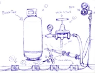 Концепт-арт ловушки с пропаном.