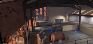 Mannhattan Halle.png (1,69 MB) Die Start-Halle gegenüber dem Carrier Tank