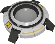 Un Receptáculo para Cubos de Seguridad sin Bordes activado