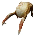 Modelo del Headcrab de Half-Life en Dreamcast