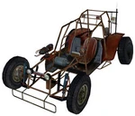 Cañón Gauss en el Vehículo explorador de la Resistencia de Half-Life 2