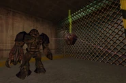 Un Alien Grunt junto a un Huevo de Snark