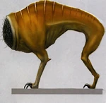 Concepto de arte del Houndeye en Half-Life 2