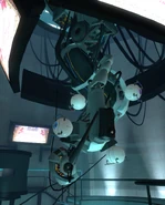 Apariencia de GLaDOS como se ve en Portal