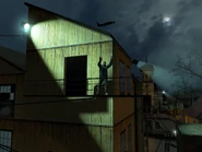 Padre Gridori entregandole la SPAS-12 a Gordon