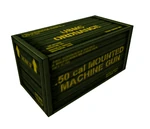 Caja que contiene la Ametralladora en Carga de Prisioneros