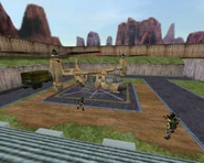 Zona de aterrizaje del V-22 Osprey