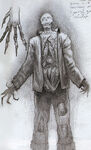 Boceto oficial del Zombi sin Headcrab
